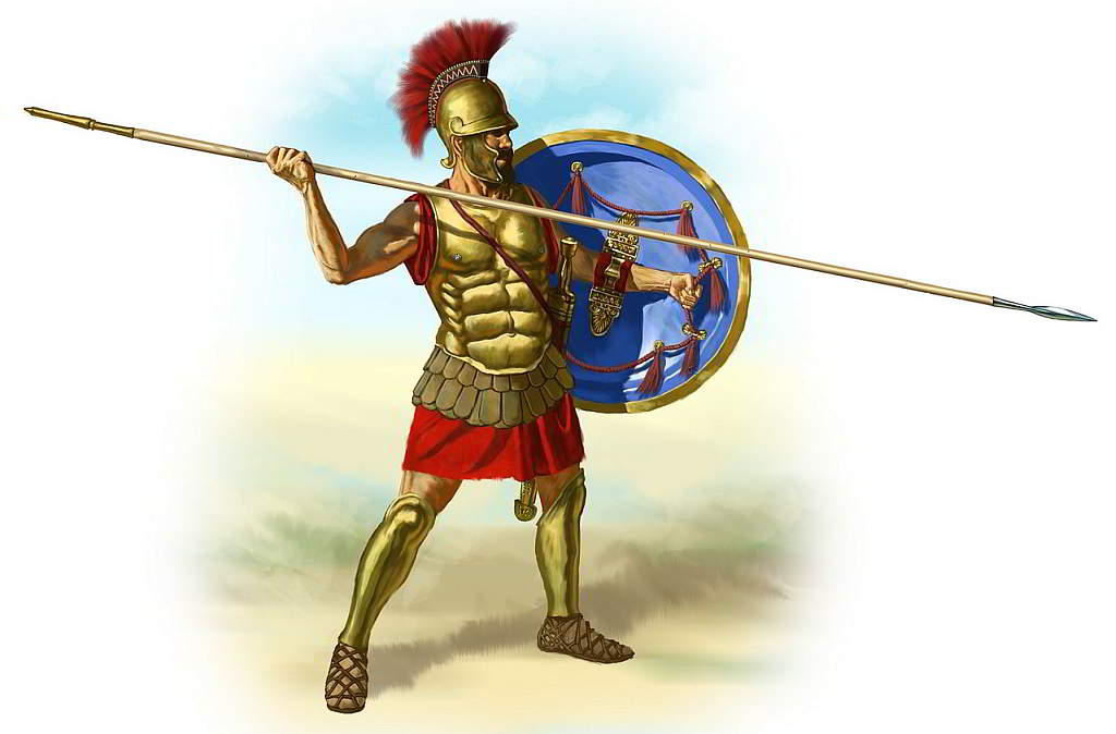 Römischer Gladiator mit Lanze - Bild von WikiImages auf Pixabay