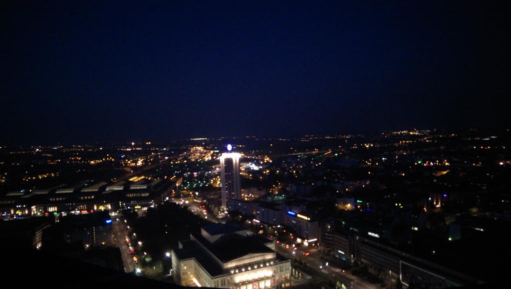 Blick über Leipzig mit Oper und Hauptbahnhof - Henning Uhle