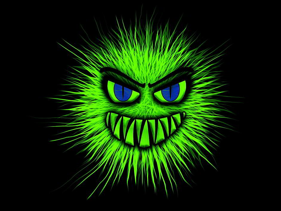 Das Monster als Virus - Bild von Gerd Altmann auf Pixabay