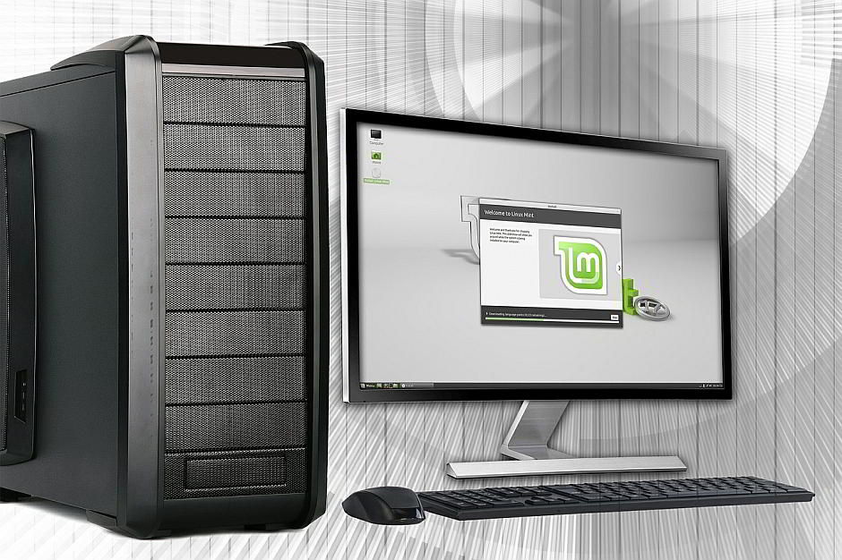 Linux Mint Desktop - Bild von ADMC auf Pixabay