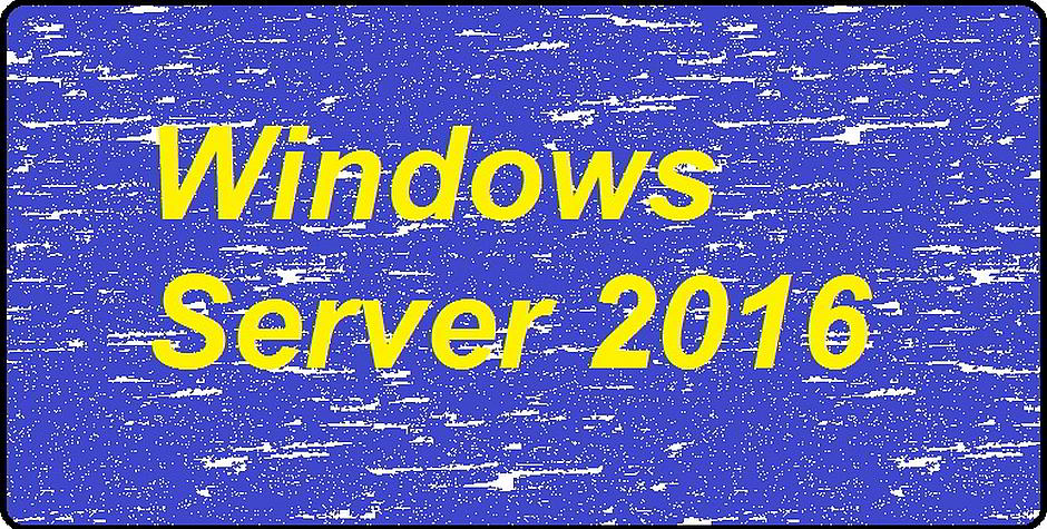 Windows Server 2016