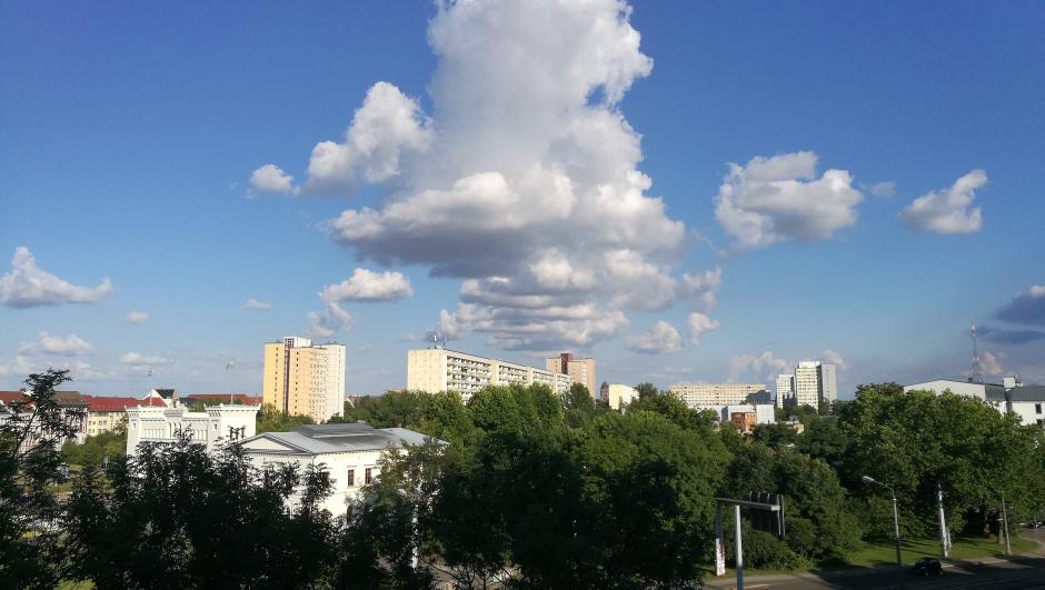 Blick in Richtung Leipzig-Südost