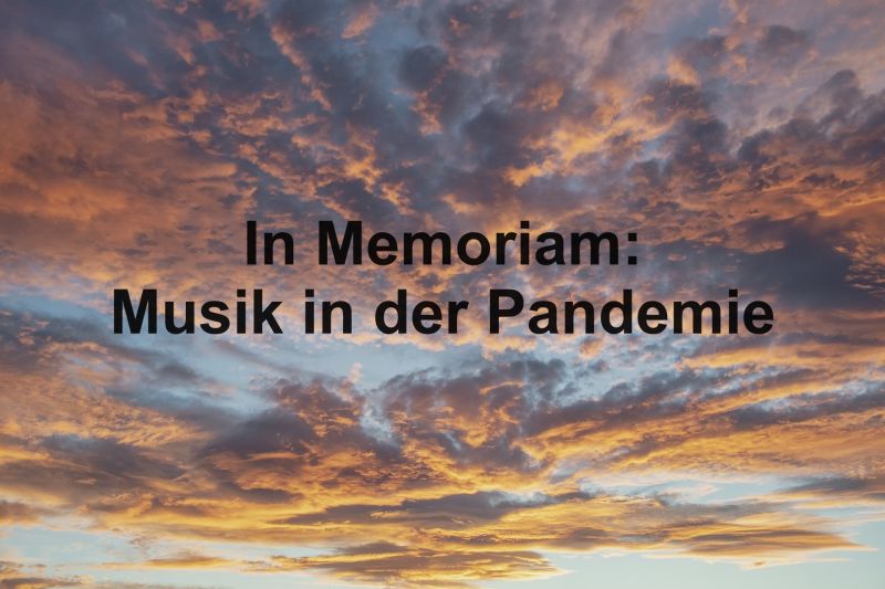 In Memoriam: Musik in der Pandemie - Bild von Enrique auf Pixabay