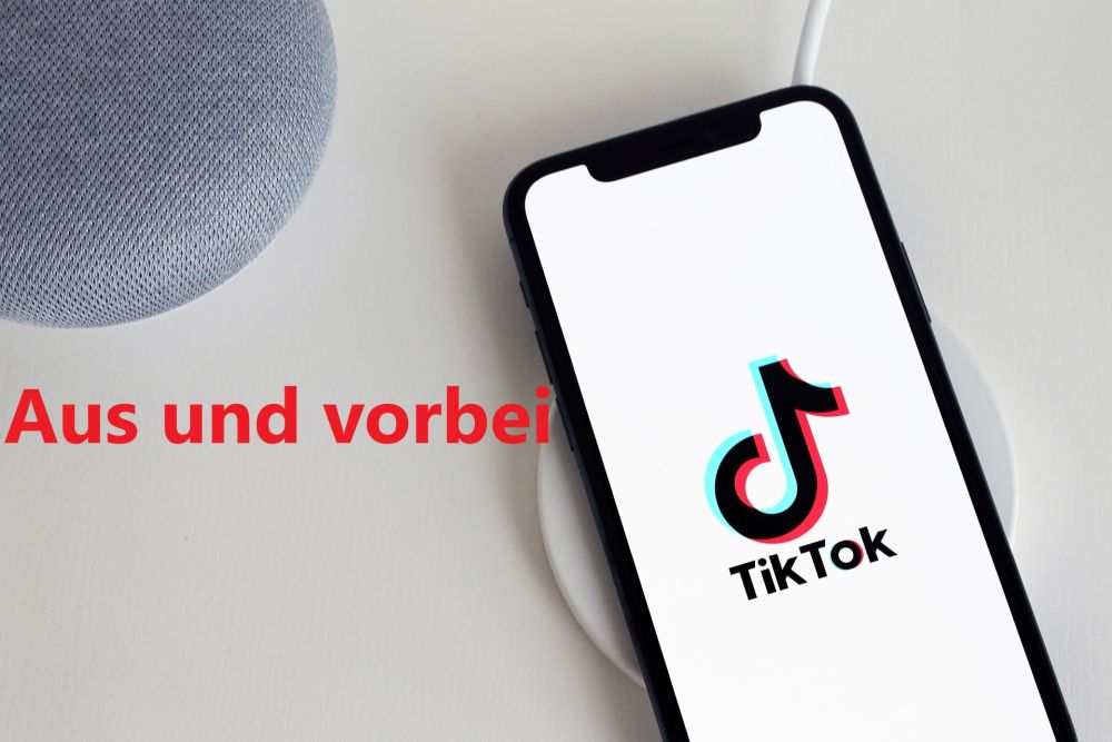 TikTok: Aus und vorbei - Bild von antonbe auf Pixabay